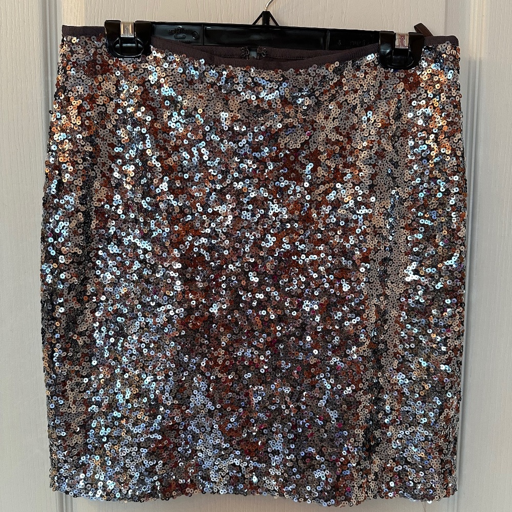 Sequin mini skirt